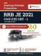 RRB JE Civil Engineering Book 2023 Stage 1 (CBT-1) English Edition - 20 Full Length Mock Tests (2000 Solved Questions) with Free Access to Online Tests