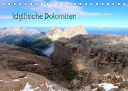 Idyllische Dolomiten (Tischkalender 2022 DIN A5 quer)
