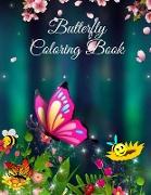 Butterfly Coloring Book: For Kids Amazing Butterflies, caterpillars and flowers coloring pages for toddlers