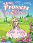 Little Princess Coloring Book Ages 4-8 (Vol. 2)