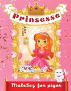 Prinsessen malebog for piger: Smukke prinsesseillustrationer til farvelægning for piger i alderen 4-9 år Denne bog vil frigøre din datters bedste fæ