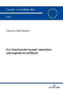 Der Franchisevertrag nach deutschem und argentinischem Recht