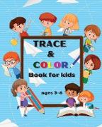 TRACE AND COLOR BOOK for KIDS