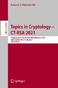 Topics in Cryptology ¿ CT-RSA 2021