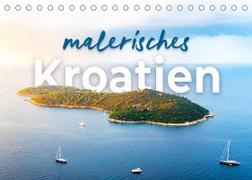 Malerisches Kroatien (Tischkalender 2022 DIN A5 quer)