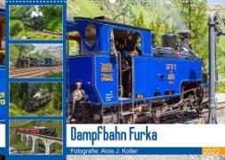 Dampfbahn Furka 2022CH-Version (Wandkalender 2022 DIN A2 quer)