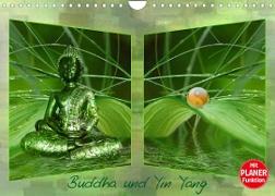 Buddha und Yin Yang (Wandkalender 2022 DIN A4 quer)
