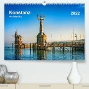 Konstanz Architektur (Premium, hochwertiger DIN A2 Wandkalender 2022, Kunstdruck in Hochglanz)