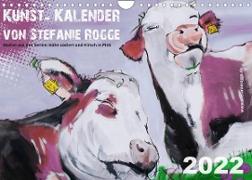 Kunst-Kalender von Stefanie Rogge (Wandkalender 2022 DIN A4 quer)