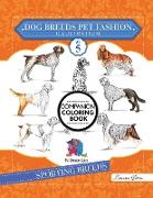 Dog Breeds Pet Fashion Illustration Encyclopedia Coloring Companion Book