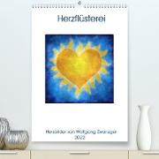Herzflüsterei (Premium, hochwertiger DIN A2 Wandkalender 2022, Kunstdruck in Hochglanz)