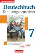 Deutschbuch Gymnasium, Bayern, 7. Jahrgangsstufe, Schulaufgabentrainer mit Lösungen