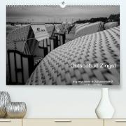 Ostseebad Zingst - Impressionen in Schwarz-Weiß (Premium, hochwertiger DIN A2 Wandkalender 2022, Kunstdruck in Hochglanz)