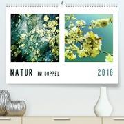 NATUR im Doppel 2022 (Premium, hochwertiger DIN A2 Wandkalender 2022, Kunstdruck in Hochglanz)