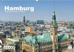 Hamburg Stadt an der Alster und Elbe (Wandkalender 2022 DIN A2 quer)