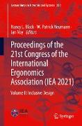 Proceedings of the 21st Congress of the International Ergonomics Association (IEA 2021)