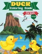 Duck Coloring Book for Kids Ages 4-8