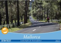 Mallorca: Die schönsten Landschaften für Rennradfahrer (Wandkalender 2022 DIN A2 quer)