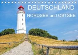 Deutschland- Nordsee und Ostsee (Tischkalender 2022 DIN A5 quer)