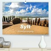 Sylt - Strandspaziergang (Premium, hochwertiger DIN A2 Wandkalender 2022, Kunstdruck in Hochglanz)