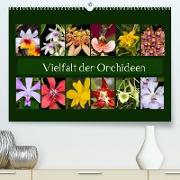 Vielfalt der Orchideen (Premium, hochwertiger DIN A2 Wandkalender 2022, Kunstdruck in Hochglanz)