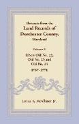 Abstracts from the Land Records of Dorchester County, Maryland, Volume G