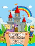 Unicorno Libro da Colorare Per Bambini dai 4-8 Anni