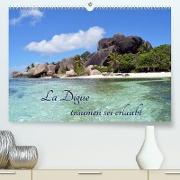La Digue, träumen sei erlaubt (Premium, hochwertiger DIN A2 Wandkalender 2022, Kunstdruck in Hochglanz)