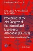 Proceedings of the 21st Congress of the International Ergonomics Association (IEA 2021)
