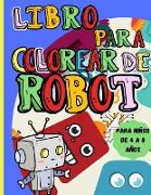 Libro Para Colorear de Robot