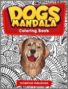 Dogs mandala coloring book