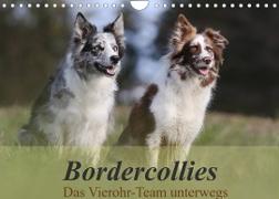 Bordercollies - Das Vierohr-Team unterwegs (Wandkalender 2022 DIN A4 quer)