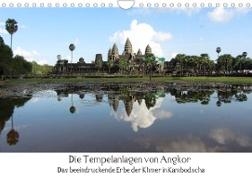 Die Tempelanlagen von Angkor (Wandkalender 2022 DIN A4 quer)
