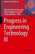 Progress in Engineering Technology III