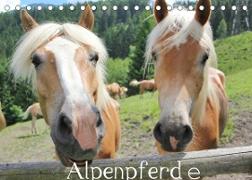 Alpenpferde (Tischkalender 2022 DIN A5 quer)
