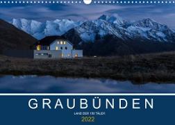 Graubünden - Land der 150 TälerCH-Version (Wandkalender 2022 DIN A3 quer)