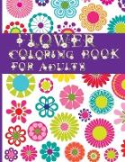 FLOWER COLORING BOOK FOR ADULTS