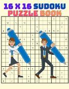 16 x 16 Sudoku Puzzle Boook