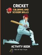 Cricket Coloring and Scissor Skills Activity Book