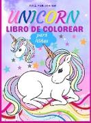 Unicorn Libro de Colorear para Niñas