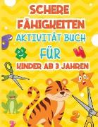 Schere Fähigkeiten Aktivität Buch