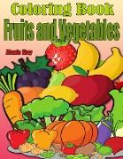 Coloring Book Fruits and Vegetables
