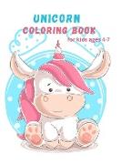 UNICORN COLORING BOOK for kids ages 4-7: Adorable Jumbo Size designs Perfect for Children to practice their skill of how to colored, Great Gift, Activ