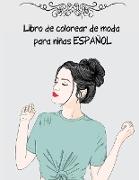 Libro de colorear de moda para niñas ESPAÑOL