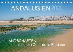 Andalusien - Landschaften rund um Conil de la Frontera (Tischkalender 2022 DIN A5 quer)