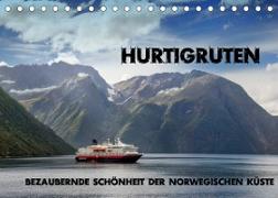 Hurtigruten - Bezaubernde Schönheit der norwegischen Küste (Tischkalender 2022 DIN A5 quer)