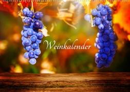 Weinkalender (Wandkalender 2022 DIN A2 quer)