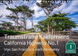 Traumstraße Kaliforniens - California Highway No.1 (Wandkalender 2022 DIN A4 quer)