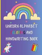 Unicorn Alphabet Coloring and Handwriting Book