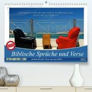 Biblische Sprüche und Verse (Premium, hochwertiger DIN A2 Wandkalender 2022, Kunstdruck in Hochglanz)